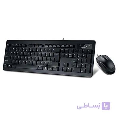 کیبورد و موس باسیم جنیوس مدل SlimStar C130 — تصویر 1