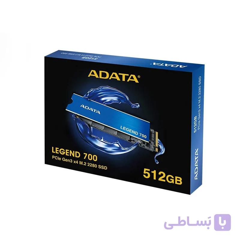 اس اس دی اینترنال ای دیتا مدل LEGEND 710 PCIe Gen3 x4 M.2 2280 ظرفیت 512 گیگابایت — تصویر 1