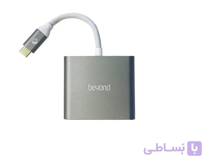 هاب سه پورت USB-C بیاند مدل BA-410