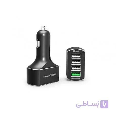 شارژر فندکی 4 پورت راو پاور مدل RAVPower RP-VC003