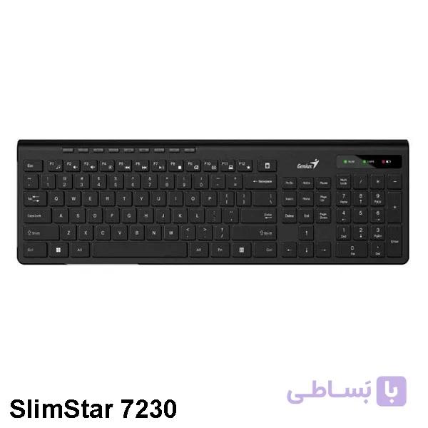 کیبورد بی سیم جنیوس SlimStar 7230 — تصویر 1