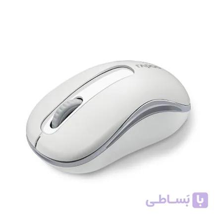 ماوس بی‌سیم و اپتیکال رپو مدل M10 سفید