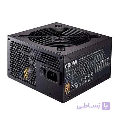 پاور کامپیوتر کولرمستر مدل MWE Bronze 600W — تصویر 1