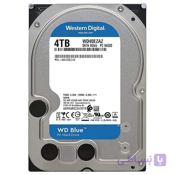 هارد اینترنال 4 ترابایت وسترن دیجیتال WD40EZAZ – آبی — تصویر 1