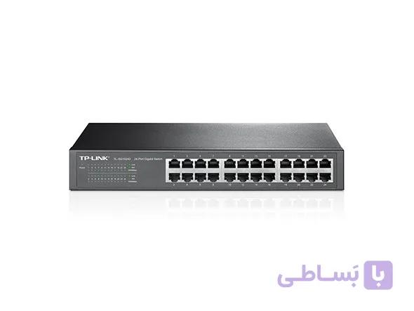 سوییچ 24 پورت گیگابیتی و رکمونت تی پی لینک مدل TL-SG1024D