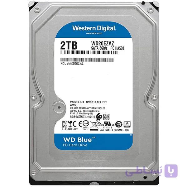 هارد اینترنال 2 ترابایت وسترن دیجیتال WD20EZAZ – آبی — تصویر 1