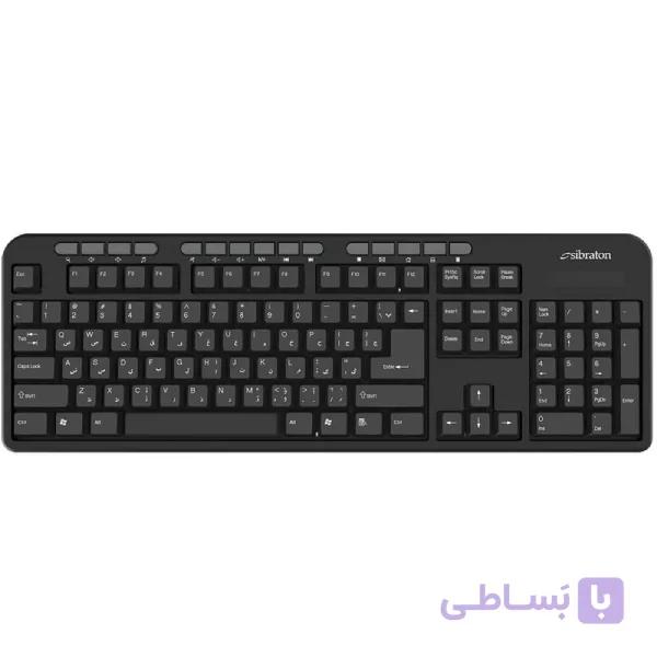 کیبورد بی‌سیم سیبراتون SKB566W — تصویر 1