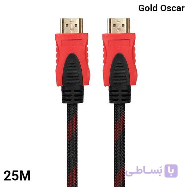 کابل 25 متری HDMI اسکار Gold — تصویر 1