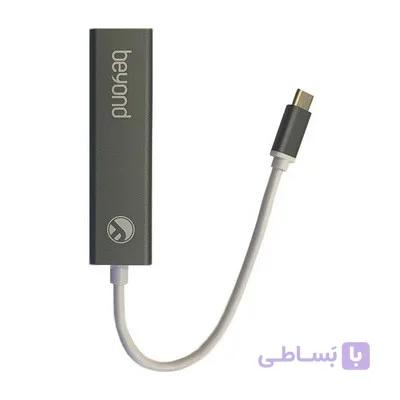 هاب سه پورت USB-C بیاند مدل BA-490