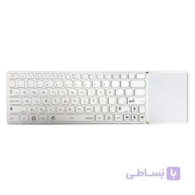 کیبورد بی سیم و مجهز به تاچ پد بیاند مدل FCR-6800 RF