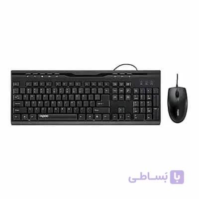 کیبورد و ماوس رپو مدل NX1710 با حروف فارسی