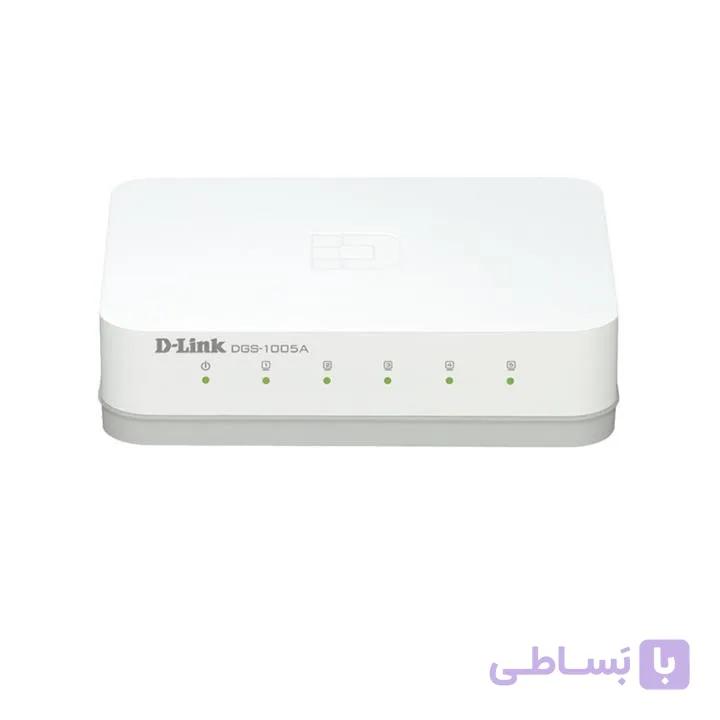 سوييچ دسکتاپ 5 پورت گيگابيتي دی لينک مدل DGS-1005A — تصویر 1