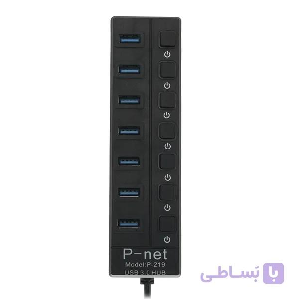هاب 7 پورت پی نت P-219 — تصویر 1