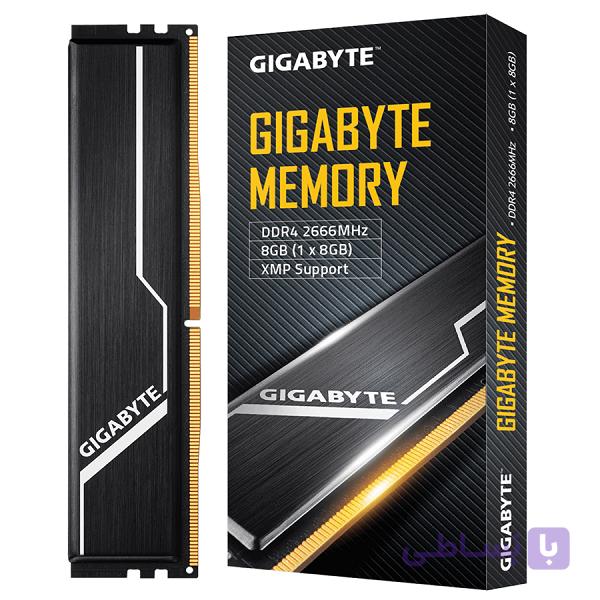 رم کامپیوتر گیگابیت سری Gigabyte Memory با حافظه 8 گیگابایت و فرکانس 2666 مگاهرتز — تصویر 1