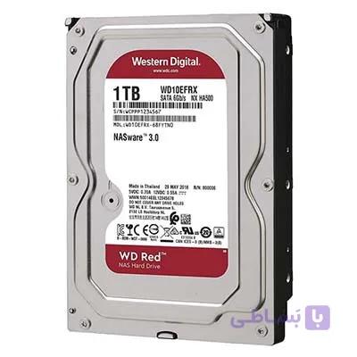 هارددیسک اینترنال قرمز وسترن دیجیتال مدل Red WD10EFRX ظرفیت 1 ترابایت