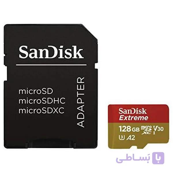 پک دوعددی کارت حافظه 128 گیگابایت سن دیسک Extreme PLUS — تصویر 1