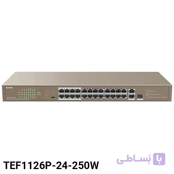 سوئیچ 24 پورت تندا TEF1126P-24-250W — تصویر 1