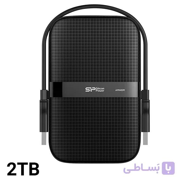هارد اکسترنال 2 ترابایت سیلیکون پاور Armor A60 — تصویر 1