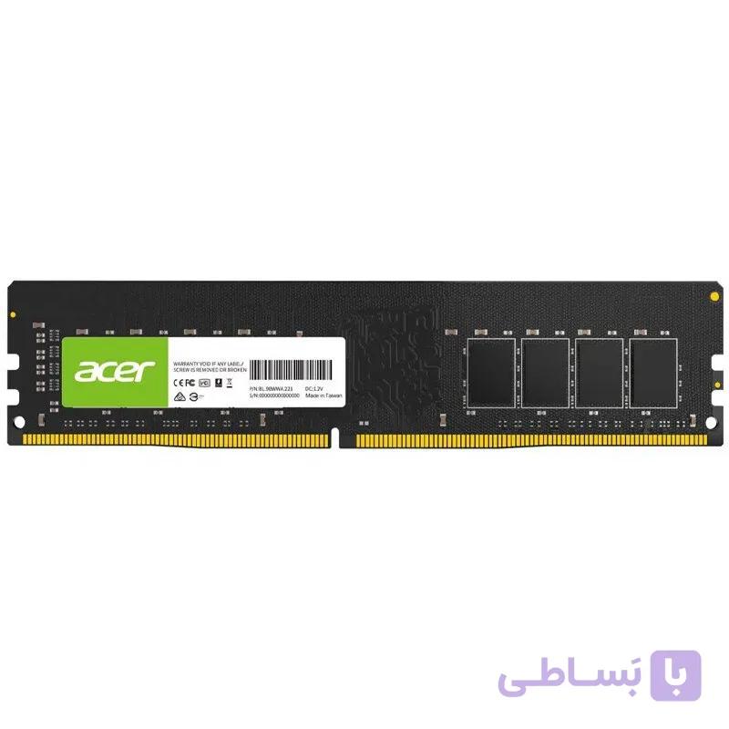رم کامپیوتر ایسر تک کاناله مدل UD100 فرکانس 3200 مگاهرتز DDR4 تایمینگ CL22 حافظه 8 گیگابایت