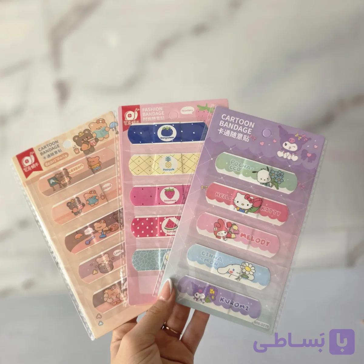 چسب زخم فانتزی در طرح های متنوع ضد آب – بسته ۵ عددی – وارداتی و باکیفیت — تصویر 1