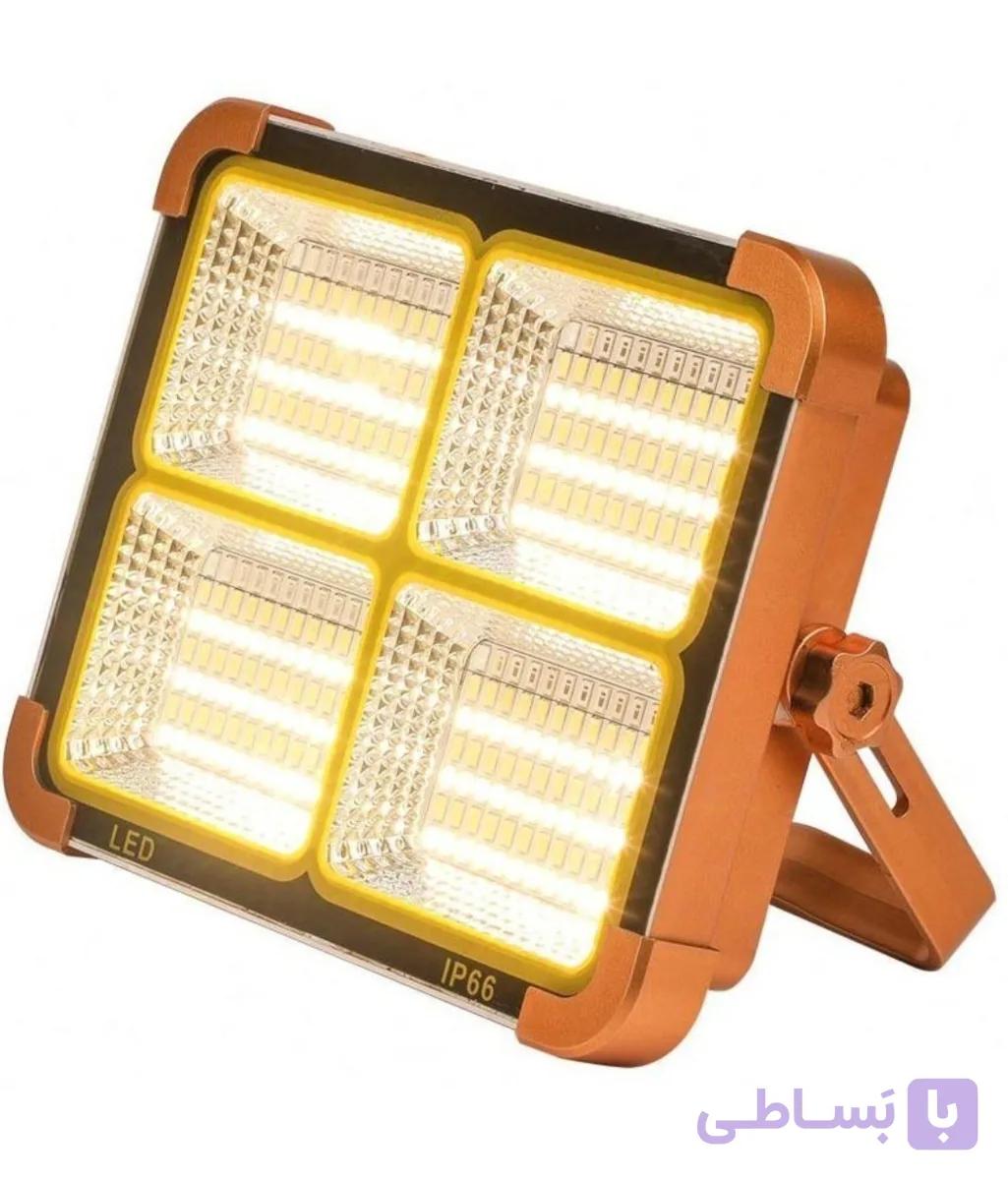 پروژکتور شارژی و خورشیدی SOLAR LED LIGHT دارای پاوربانک با روشنایی عالی