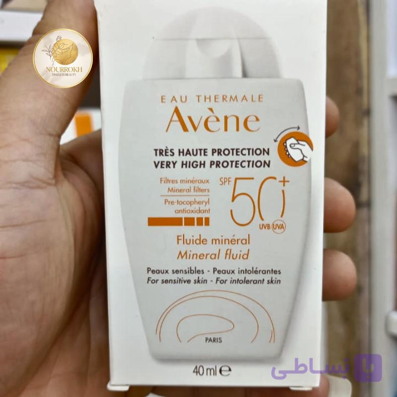 ضد آفتاب فلوئید مینرالSPF 50+ مدل Mineral Fluid حجم 40 میلی‌لیتر — تصویر 1