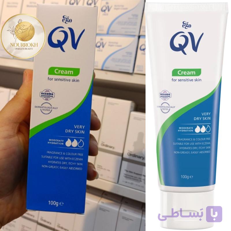 کرم مرطوب‌کننده کیووی Ego QV Cream QV Cream for Sensitive Skin – 100g — تصویر 1