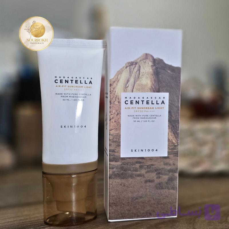 کرم ضد آفتاب سنتلا مدل ایر فیت لایت  SKIN1004 حجم ۵۰ میل SPF30 — تصویر 1