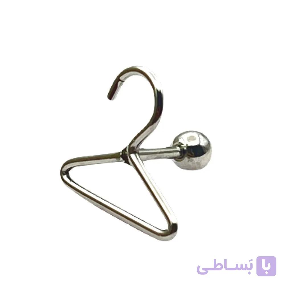 گوشواره پیرسینگ چوب لباسی کد۵۸۵