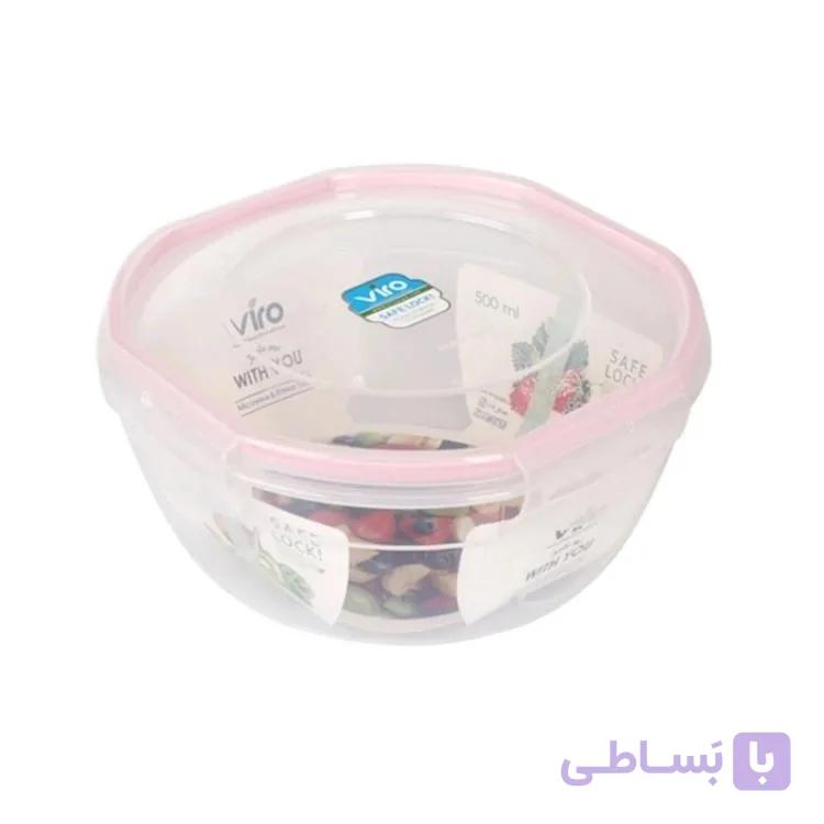 ظرف نگهدارنده ویرو پلاستیک مدل مربع ایزی لاک کد 302.1 — تصویر 1