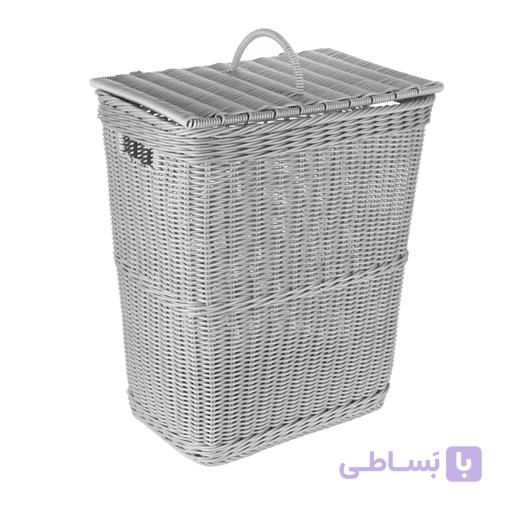 سبد رخت بافت دربدار آریانا مدل ماهور رنگ قهوه ای — تصویر 1