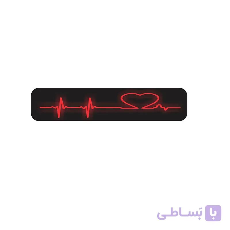 تابلو جلو موتور سیکلت مدل چراغ دار طرح ضربان قلب کدC