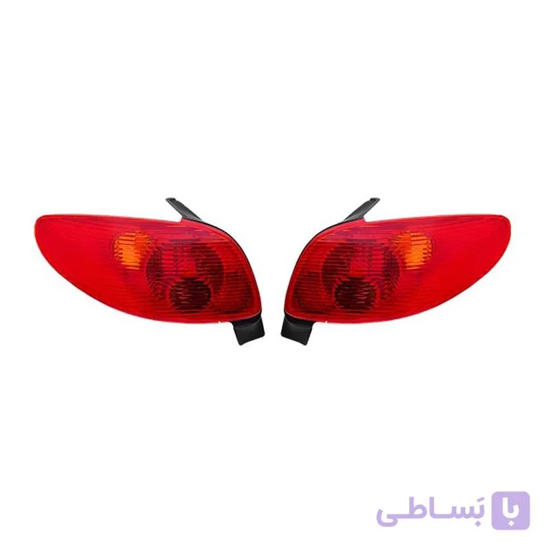 چراغ خطر عقب 206 هاچ بک مدرن (چپ و راست) — تصویر 1