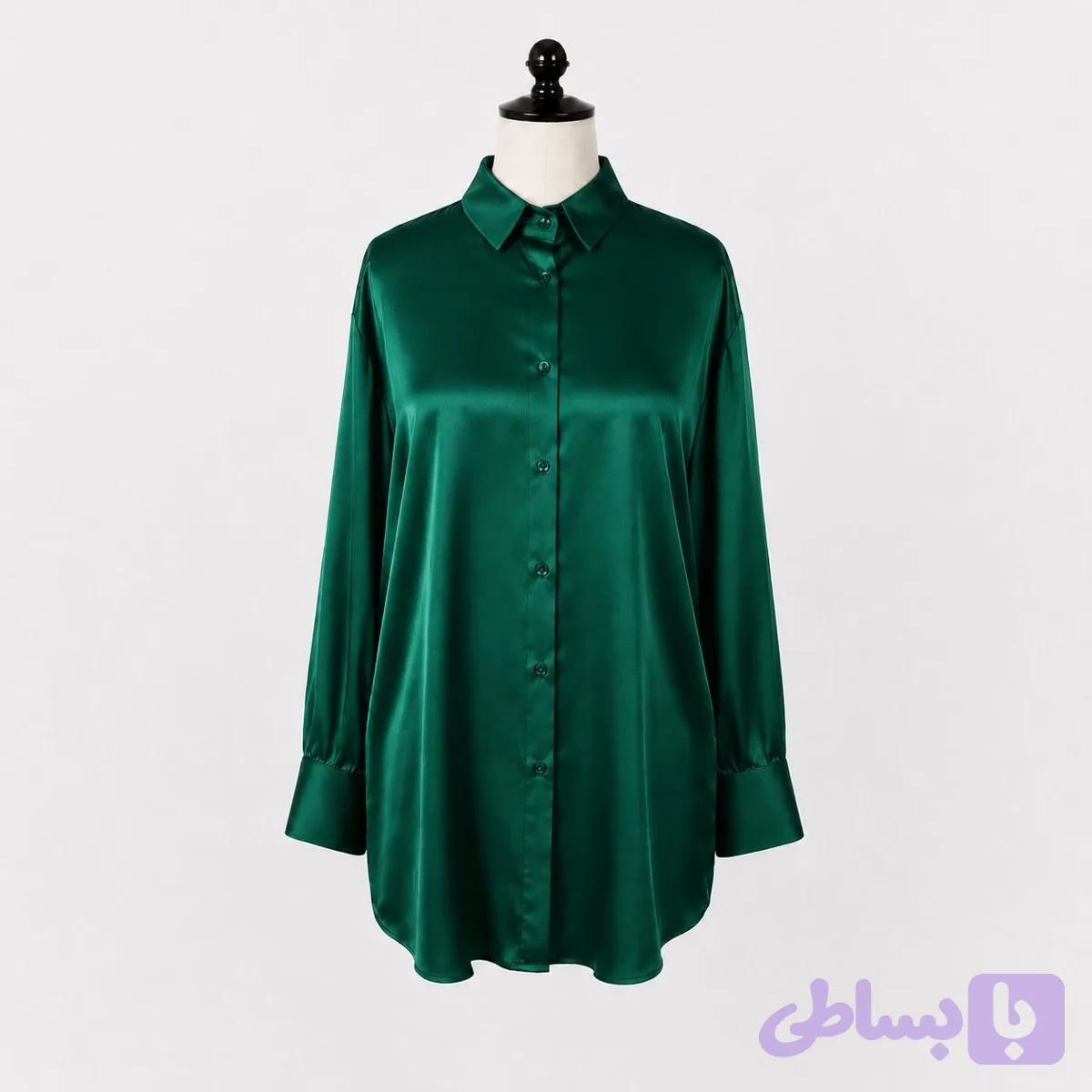 شومیز ساتن — تصویر 1
