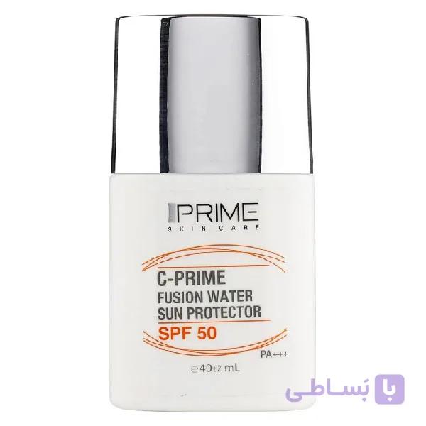فلوئید ضد آفتاب بژ طبیعی پریم مدل ویتامین سی SPF 50 حجم 40 میلی لیتر