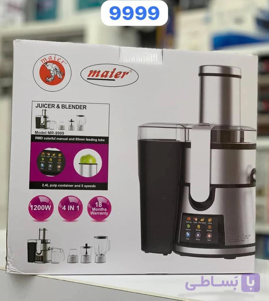 آبمیوه گیری مایر مدل MR9999 چهارکاره — تصویر 1