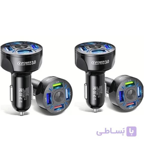 شارژر فندکی 4 پورت 35 وات مدل TE-094 — تصویر 1