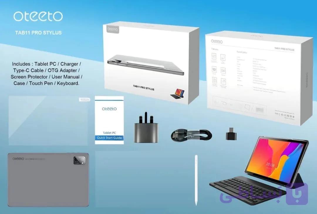 تبلت اوتتو مدل Tab 11 Pro Stylus سایز ۱۱ اینچ حافظه ۵۱۲ گیگابایت رم 8 گیگابایت — تصویر 1