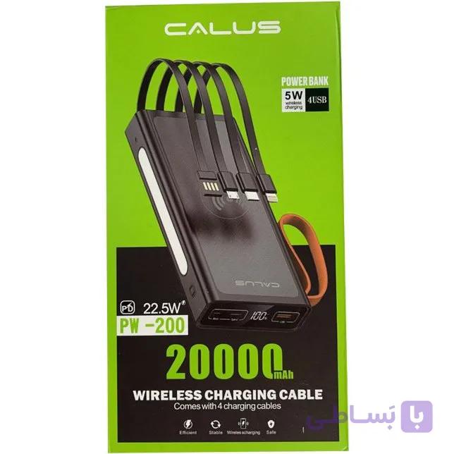 پاور بانک کالوس مدل PW-200 ظرفیت 20000 میلی آمپر ساعت — تصویر 1