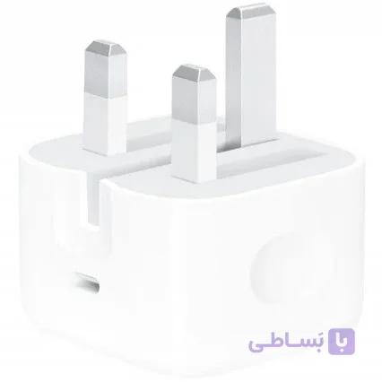 شارژر اپل توان 20 وات سه پین (اصل اروپا) — تصویر 1