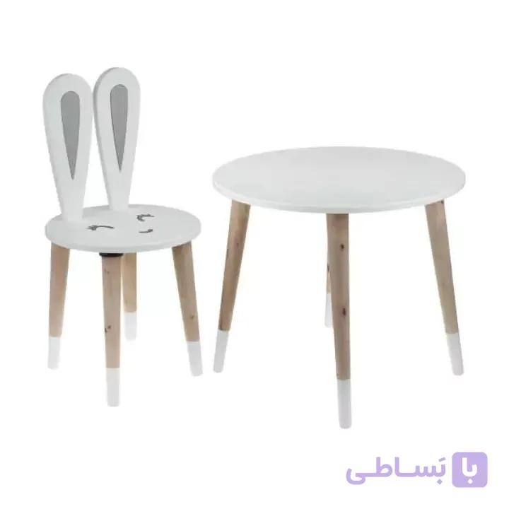 میز و صندلی کودک طرح خرگوش