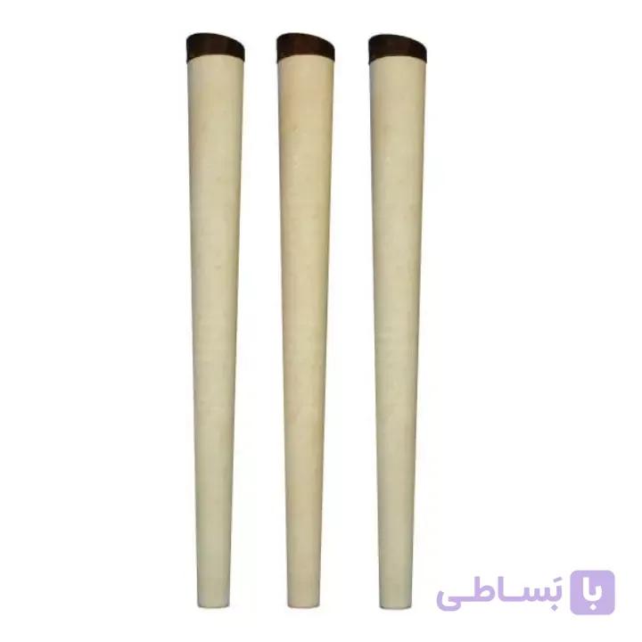 پایه میز عسلی 40 سانتی مجموعه سه عددی از جنس چوب نراد