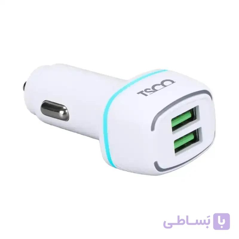 شارژر فندکی مدل TCG41 برند TSCO تسکو -رنگ سفید-30وات-گارانتی توسن سیستم