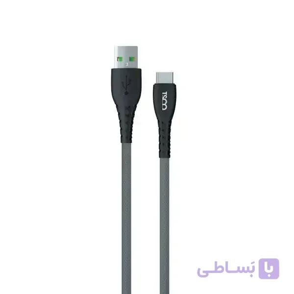 کابل شارژ TYPE-C مدل C72N برند TSCO  تسکو- متراژ 1 متر-گارانتی توسن سیستم