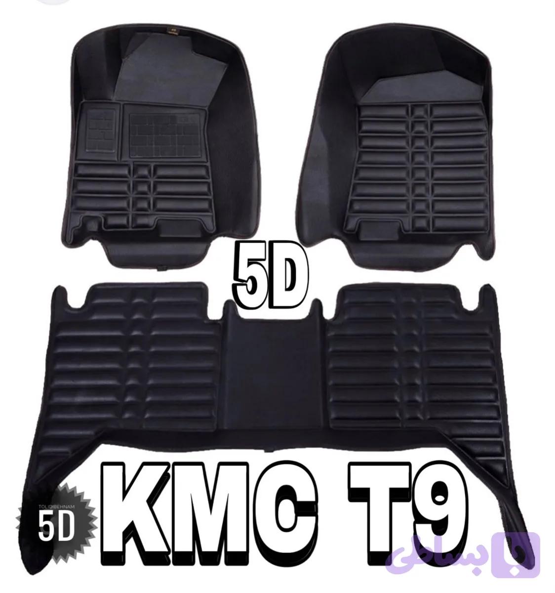 کفپوشkmc t9پنج بعدی متریال عالی کوالیتی بالاچرمی ضدآب نرم قابل انعطاف وشستشومناسب کی ام سی تی8