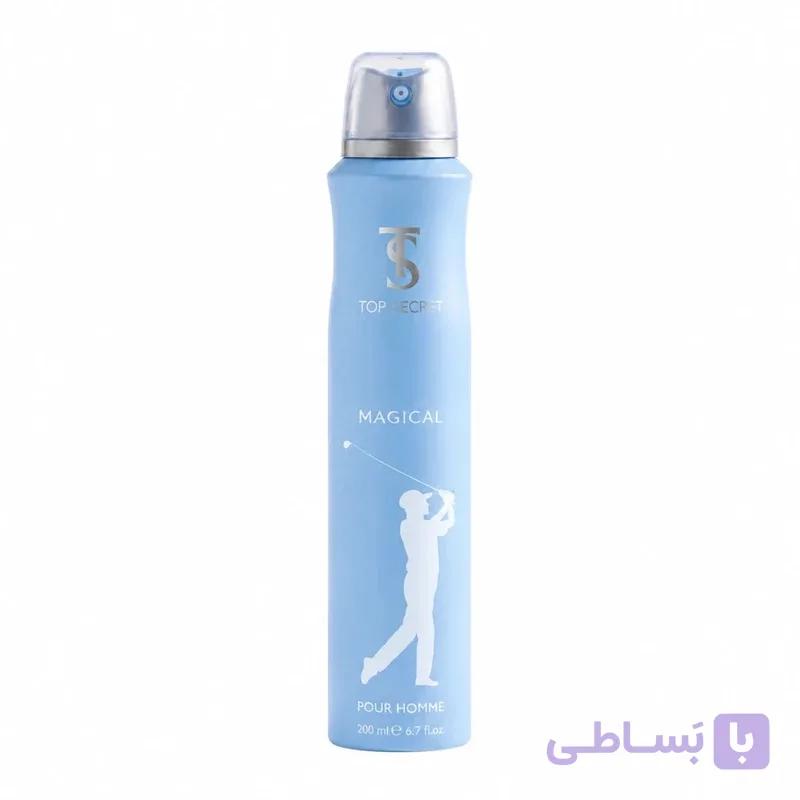اسپری ضدتعریق مردانه تاپ سکرت Magical