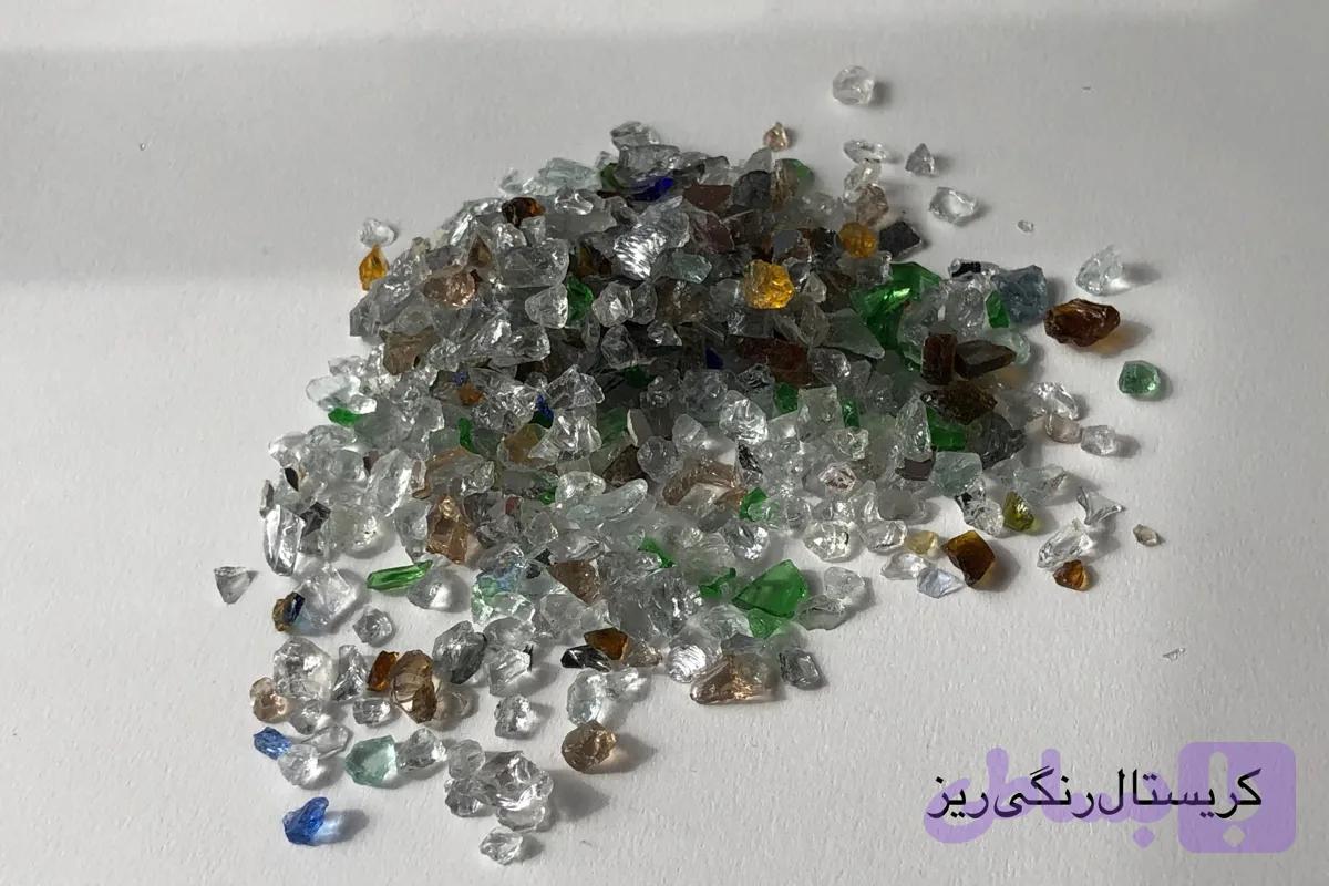 کریستال ریز رنگی