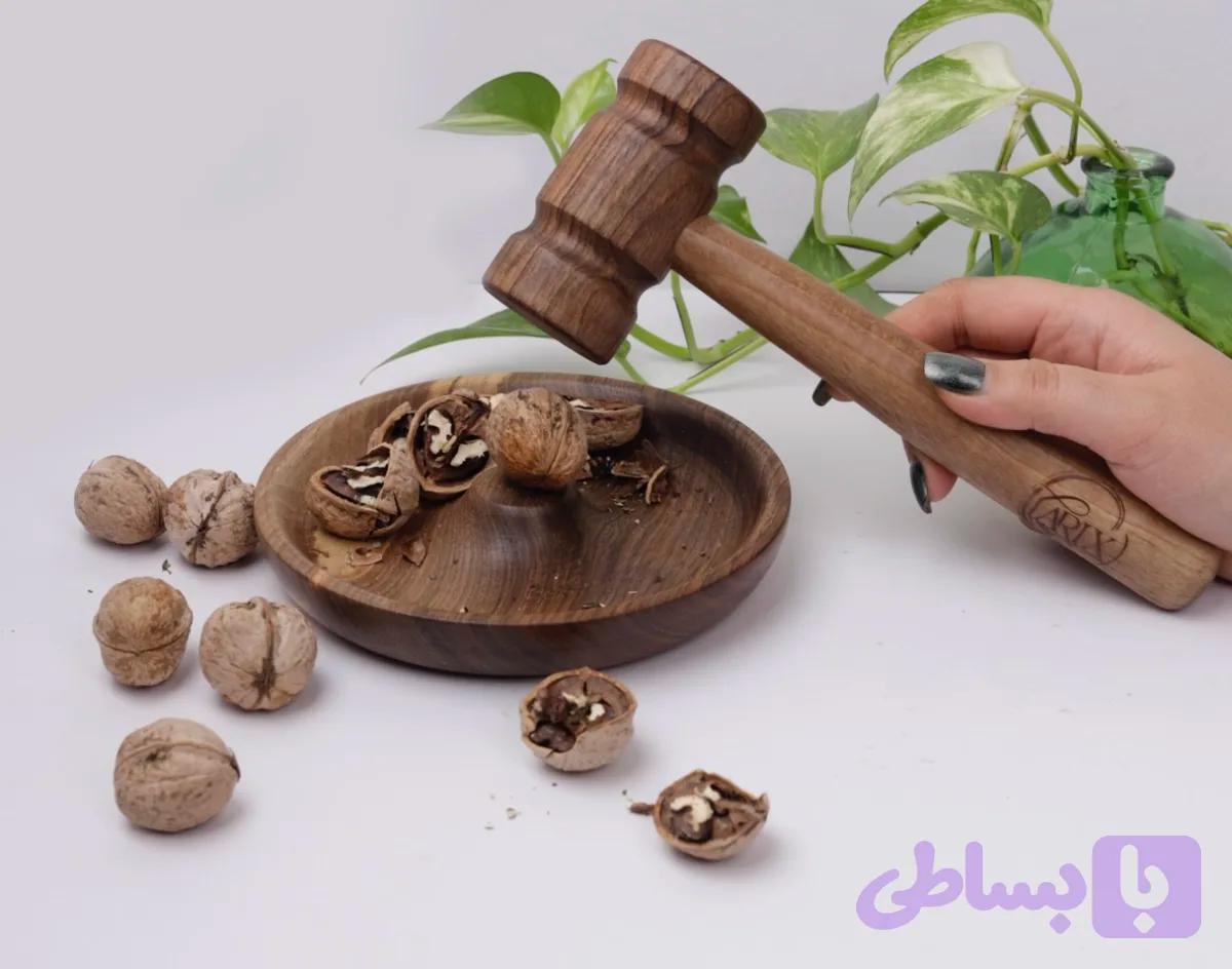 گردو شکن چوبی مدل نیلا — تصویر 1