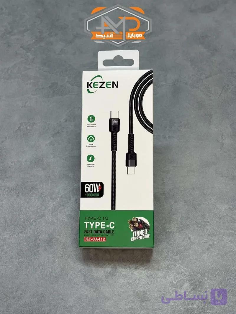 کابل دو سر تایپ سی kezen مدل KZ-CA412 — تصویر 1