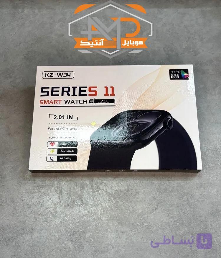 ساعت هوشمند مدل KZ-W34 در دو رنگ با گارانتی 6 ماهِ — تصویر 1